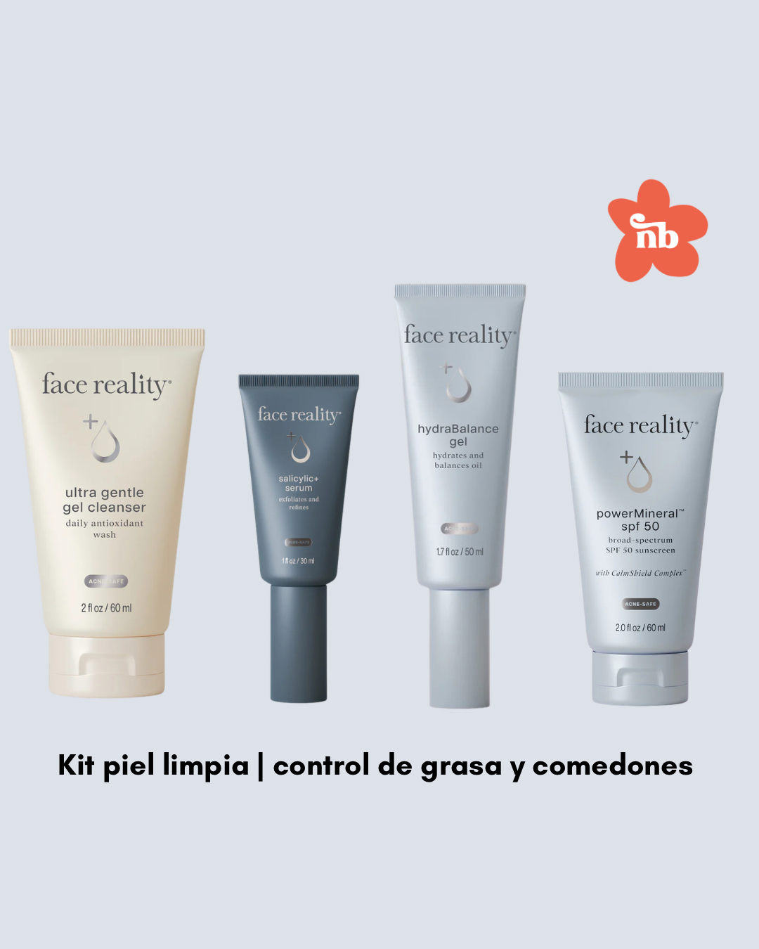 Kit piel limpia | control de grasa y comedones